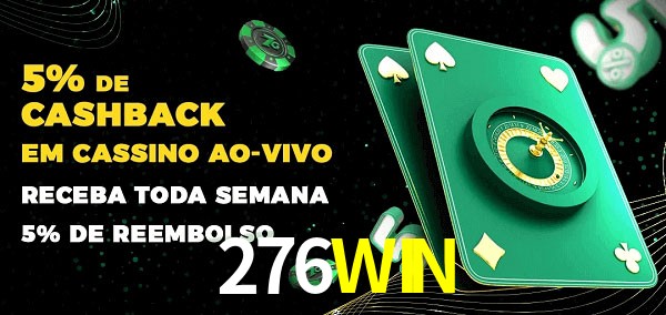 Promoções do cassino ao Vivo 276WIN